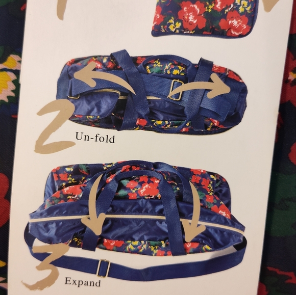 NWT! Pure Honey Convertible Stow N' Go Bag - Picture 6 of 8